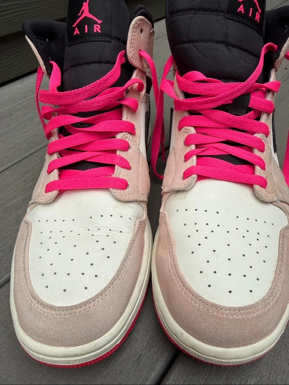 Men’s Jordan 1 Mid Crimson Tint 852542-801 US 13